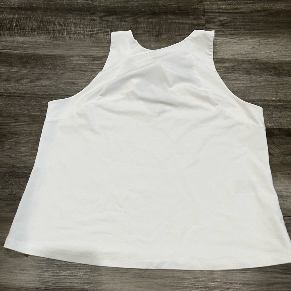 Banana Republic cross back tank top White Women's Top. Size Large